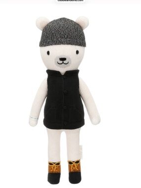 Cuddle & Kind Knit Bear - Hudson - 13” Brand New